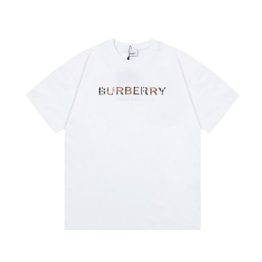 B's Embossed letters printed big logo T-shirt