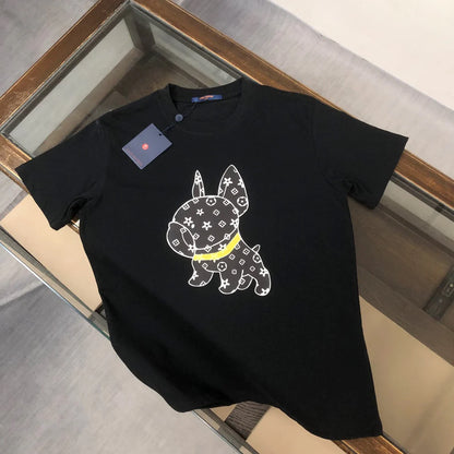 L's Dog Print T Shirt