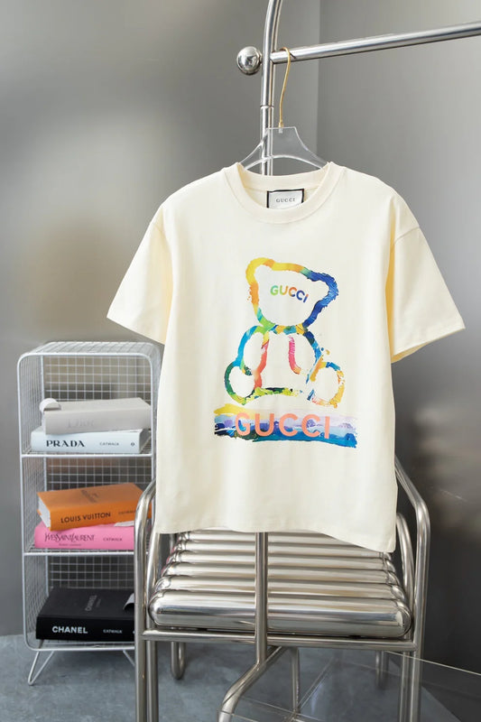 G's Rainbow Bear Print T shirt