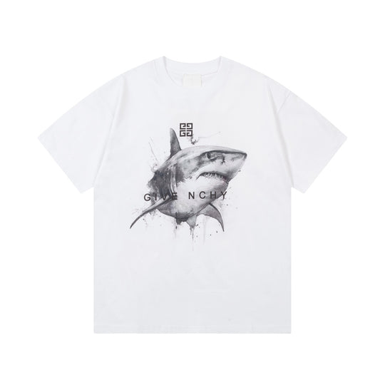 G's Shark print logo T-shirt