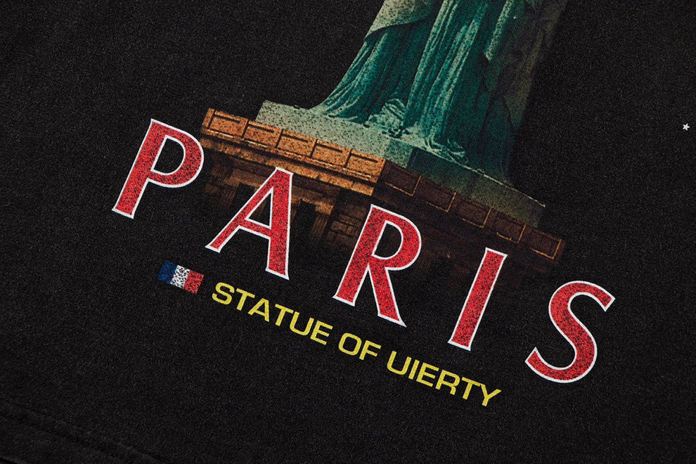 B's Paris Olympics Limited Edition Statue of Liberty T-shirt