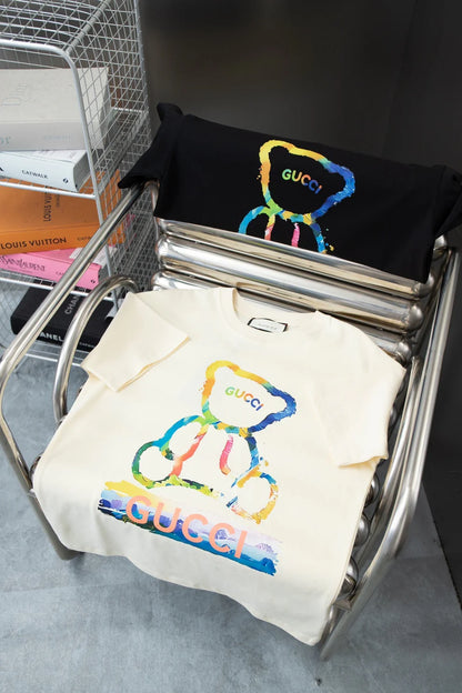 G's Rainbow Bear Print T shirt