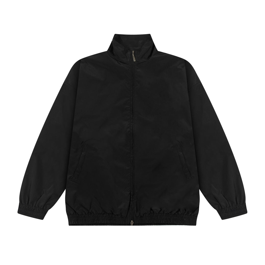 B's Synchro nylon fiber high-neck jacket