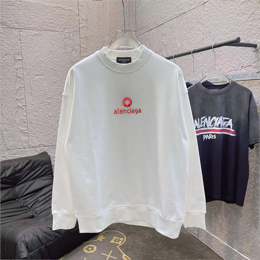 B's embroidered letter logo sweatshirt