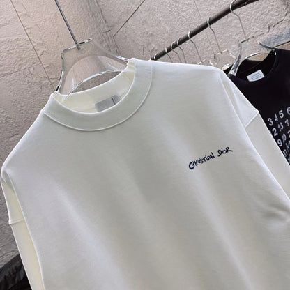 D's embroidered sweatshirt with letter logo on the chest