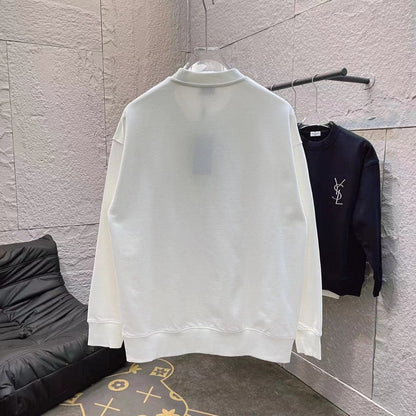 D's embroidered sweatshirt with letter logo on the chest