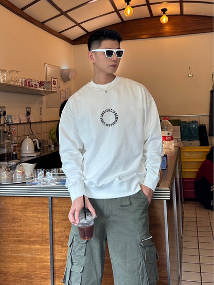 B's "Little Sun" logo embroidered sweatshirt