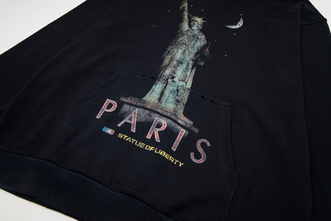 B's Liberty print hoodie