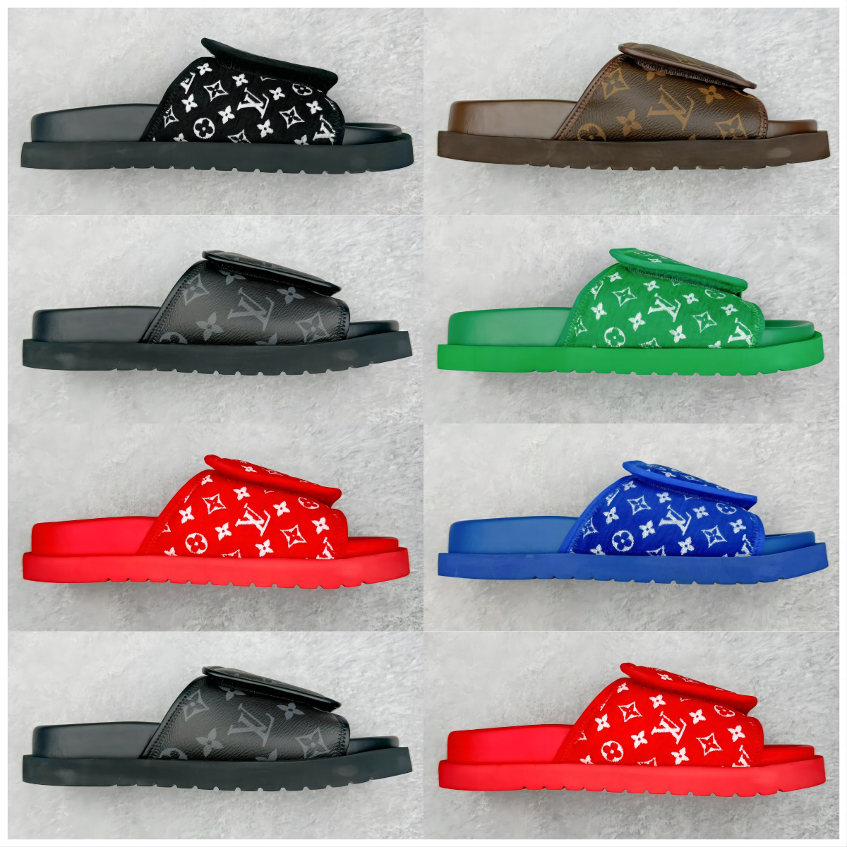 L's Classcial Pure Color Slippers