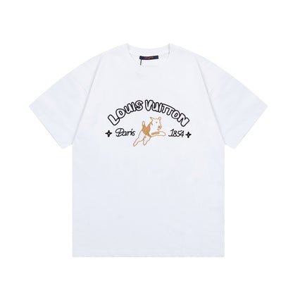 L's eighties vintage logo embroidered T-shirt