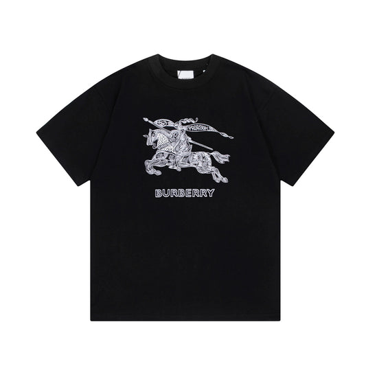 B's war Horse embroidery fashion T-shirt