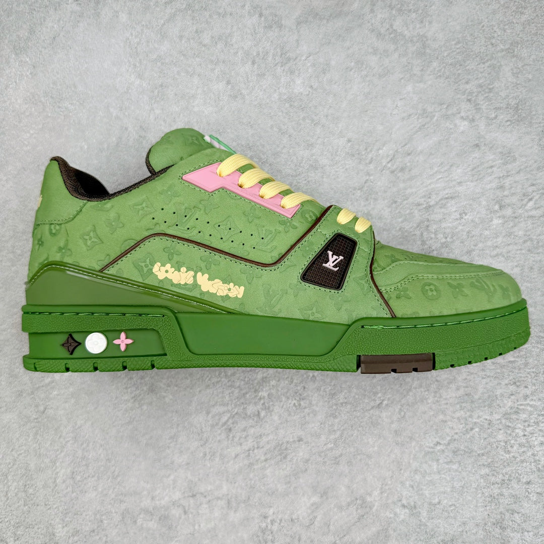 L's All Green Figure Sneakers