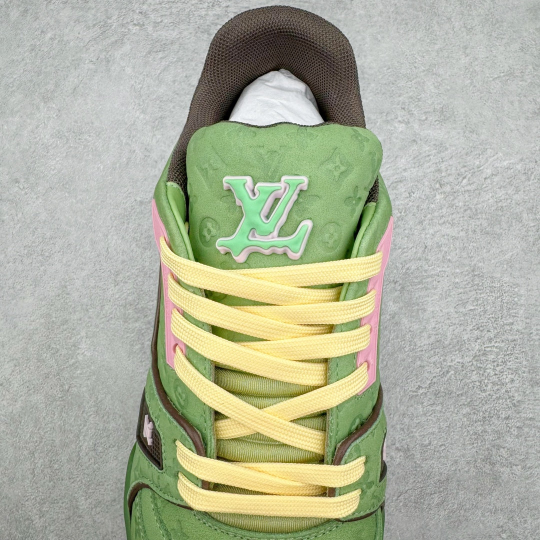 L's All Green Figure Sneakers