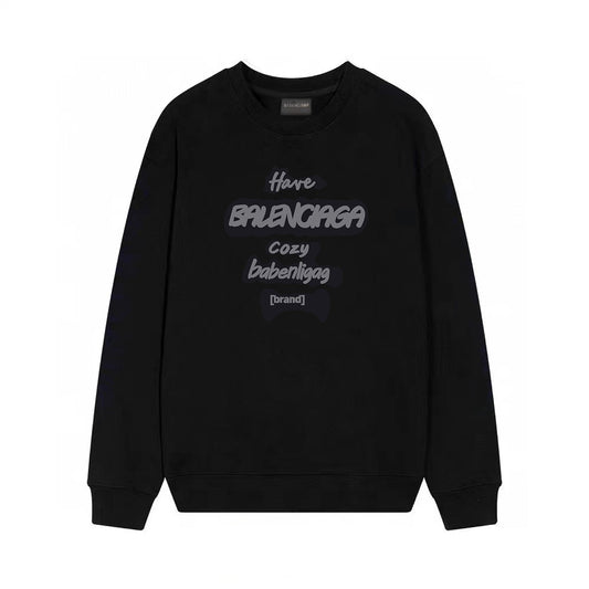 B's Classic Letter Print Sweatshirt